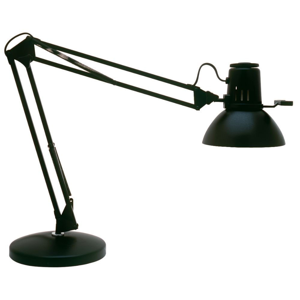 Dainolite Lighting REMIE-II-BK Signature 1 Light Table Lamp in Black